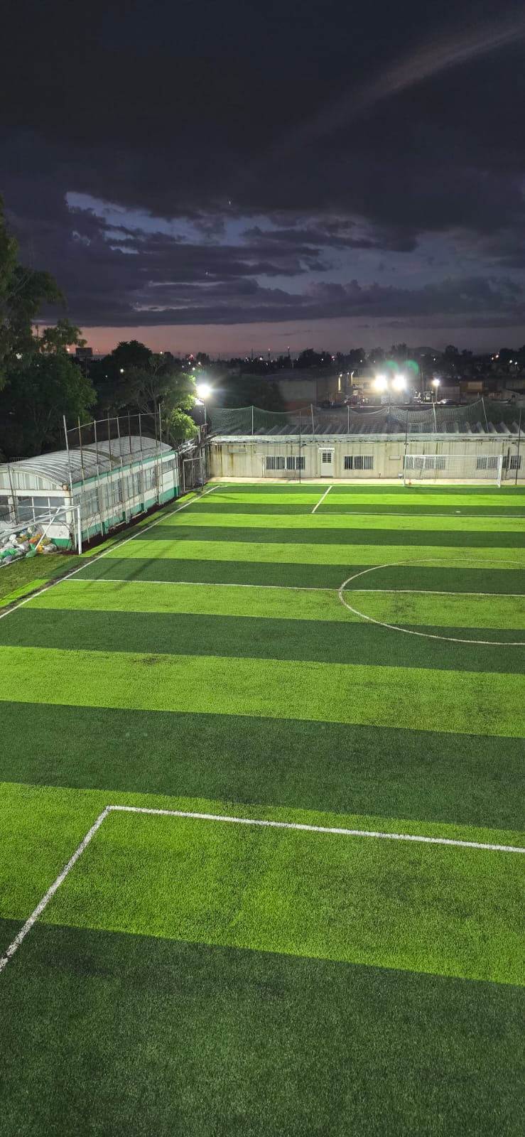 Iluminación para cancha de básquetbol
