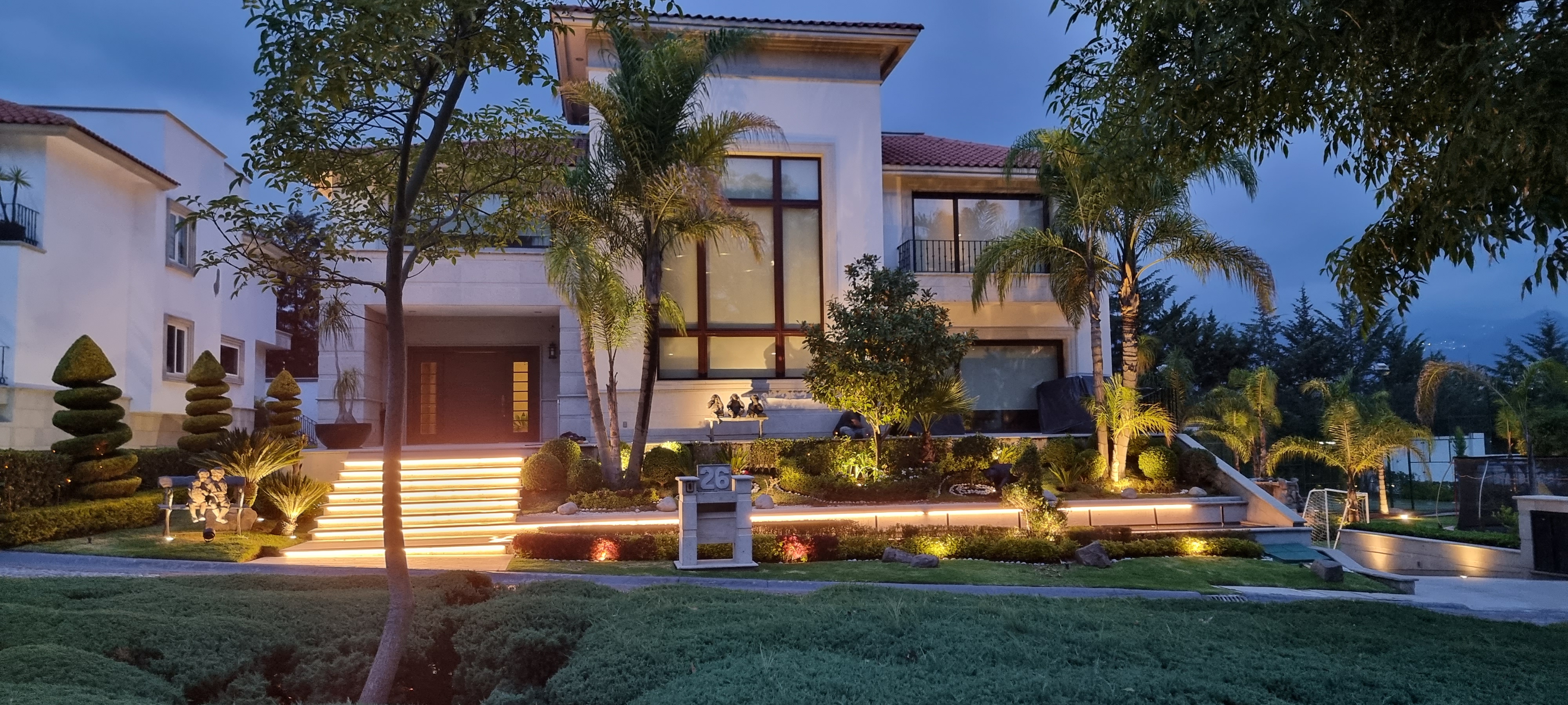 Iluminación decorativa exterior